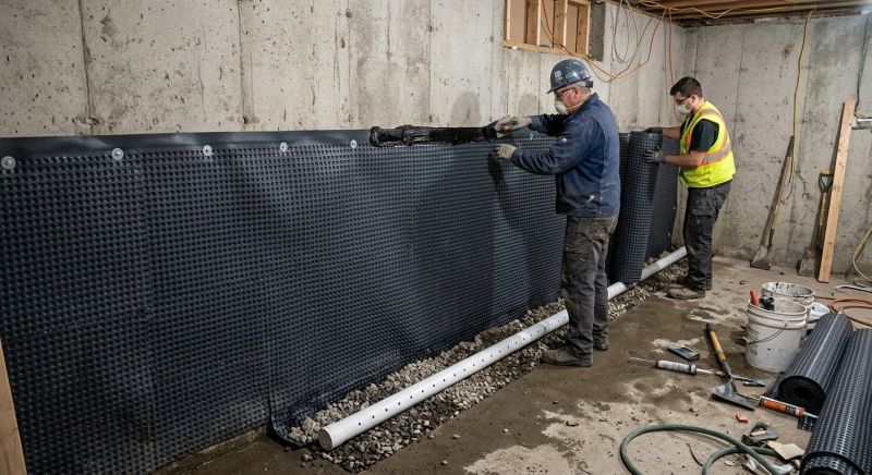 Basement Walls Waterproofing in Fredericksburg, VA