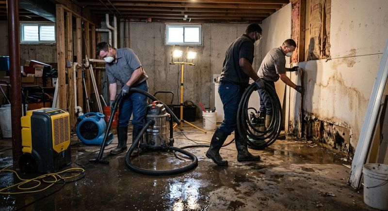 Basement Water Cleanup in Gilbert, AZ