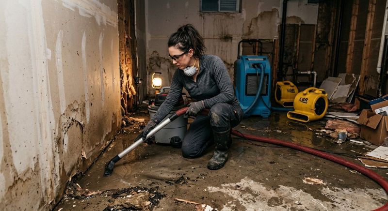 Flooded Basement Cleanup in Mesa, AZ