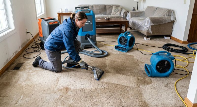 Wet Carpet Drying in Phoenix, AZ