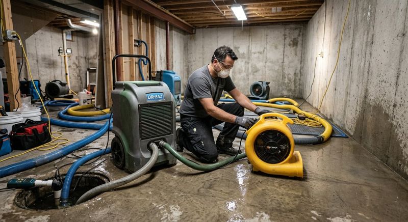 Basement Drying in Scottsdale, AZ