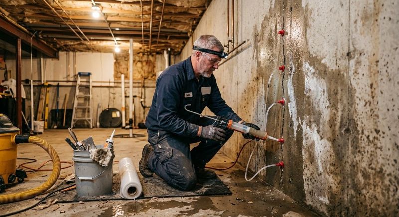 Basement Seepage Repair in Montgomery, AL