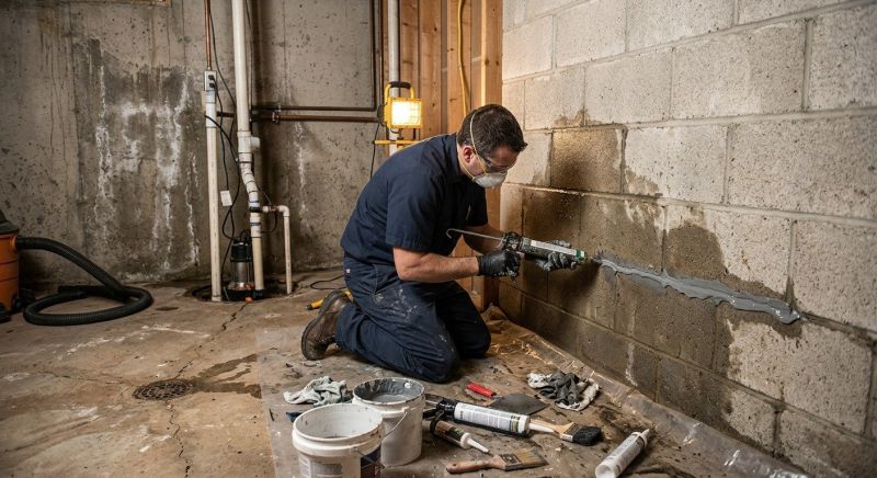 Basement Seepage Repair in Fort Collins, CO
