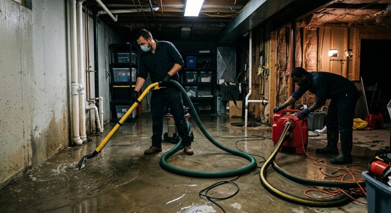 Basement Water Extraction in Gilbert, AZ