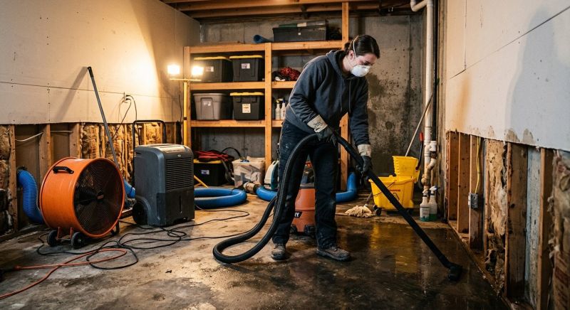 Basement Water Mitigation in Chandler, AZ