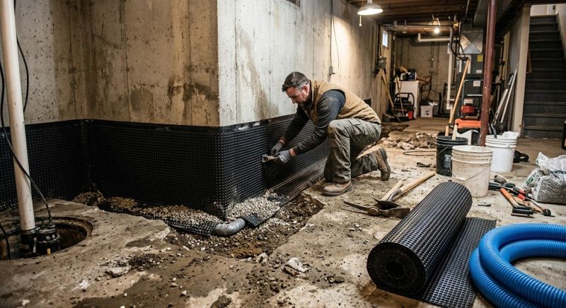 Basement Waterproofing in Greenville, SC