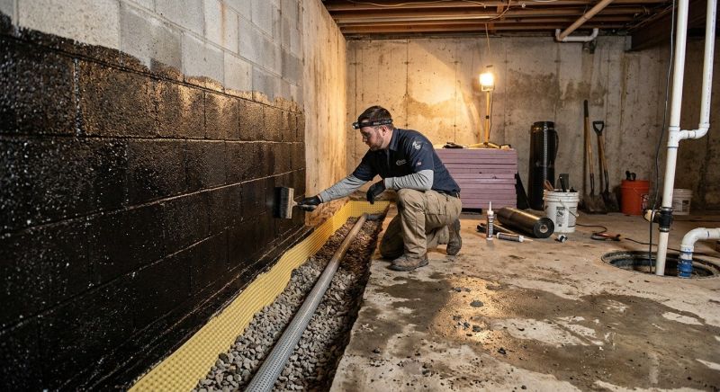 Cellar Waterproofing in Fredericksburg, VA