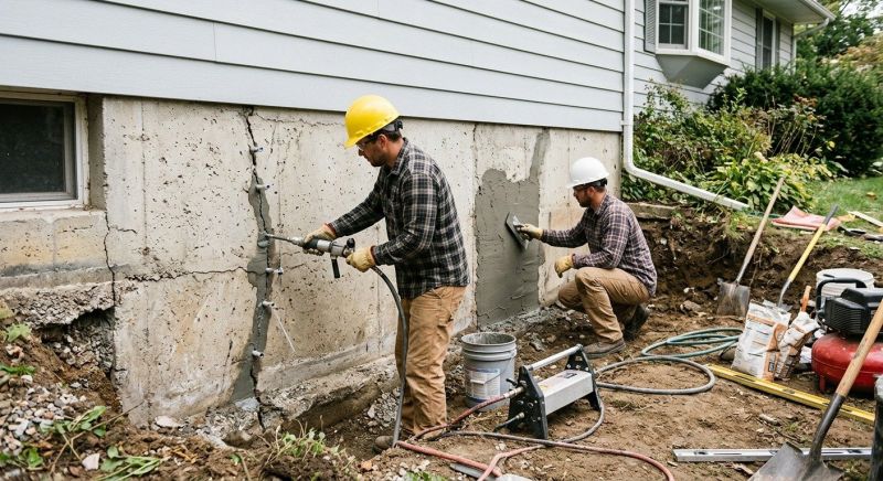 Cracked Foundation Repair in Tampa, FL