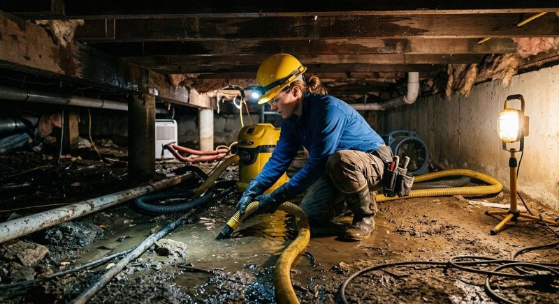Crawl Space Water Remediation in Gilbert, AZ