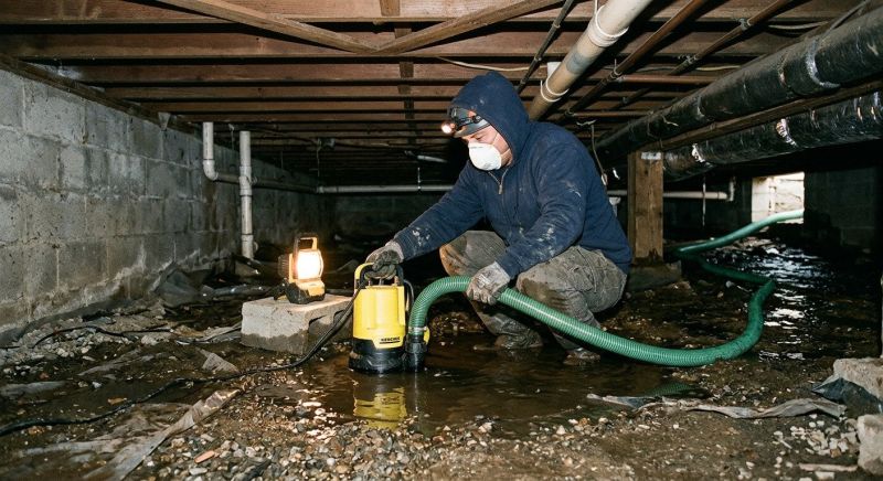 Crawlspace Water Removal in Gilbert, AZ