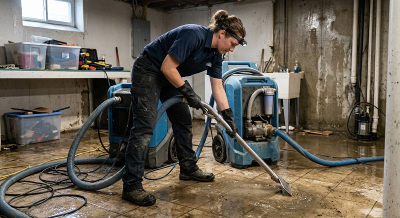 Emergency Water Damage Cleanup in Gilbert, AZ
