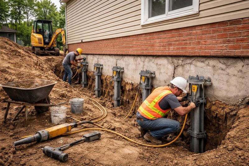 Foundation Pier Repair in Columbus, OH