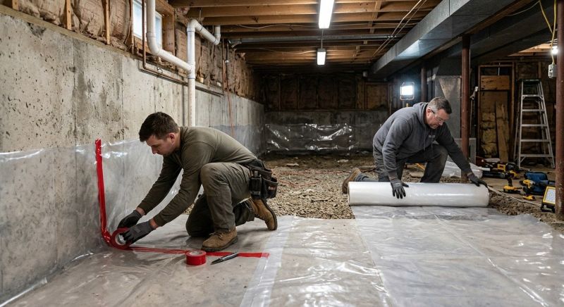 Vapor Barrier Installation in Fredericksburg, VA